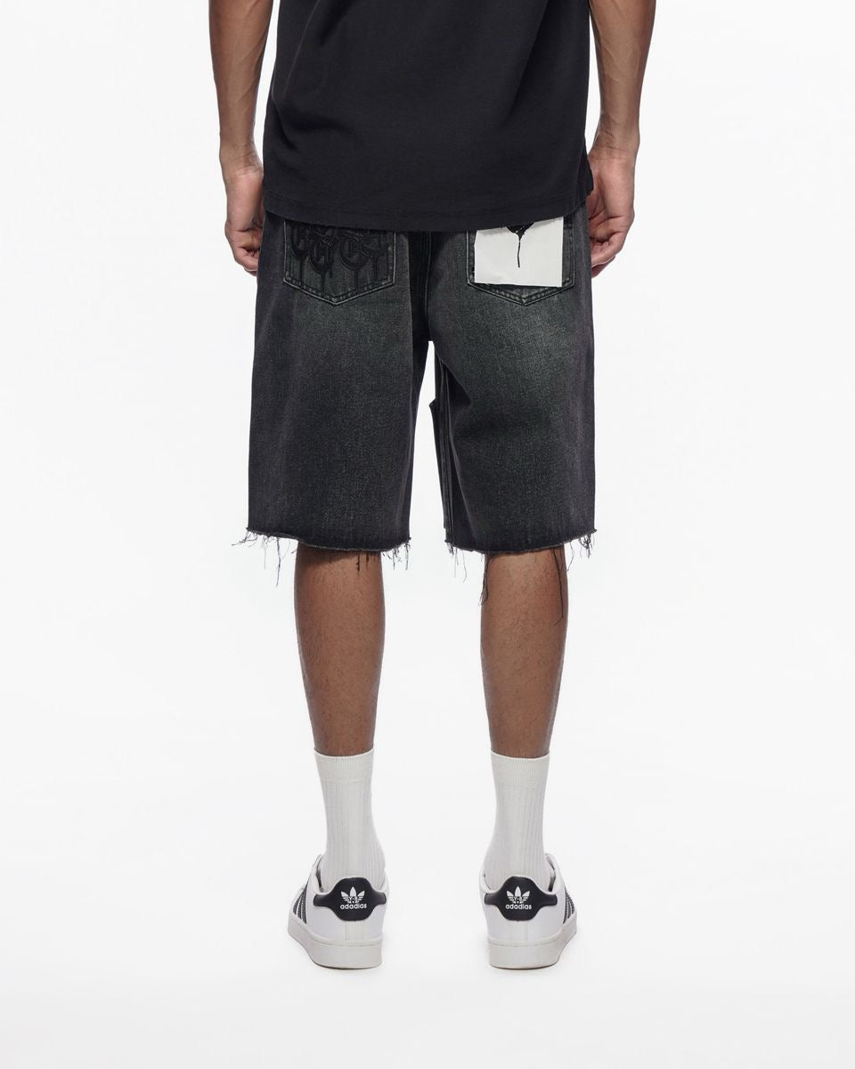 Trnchs | Script Jorts - Black Wash