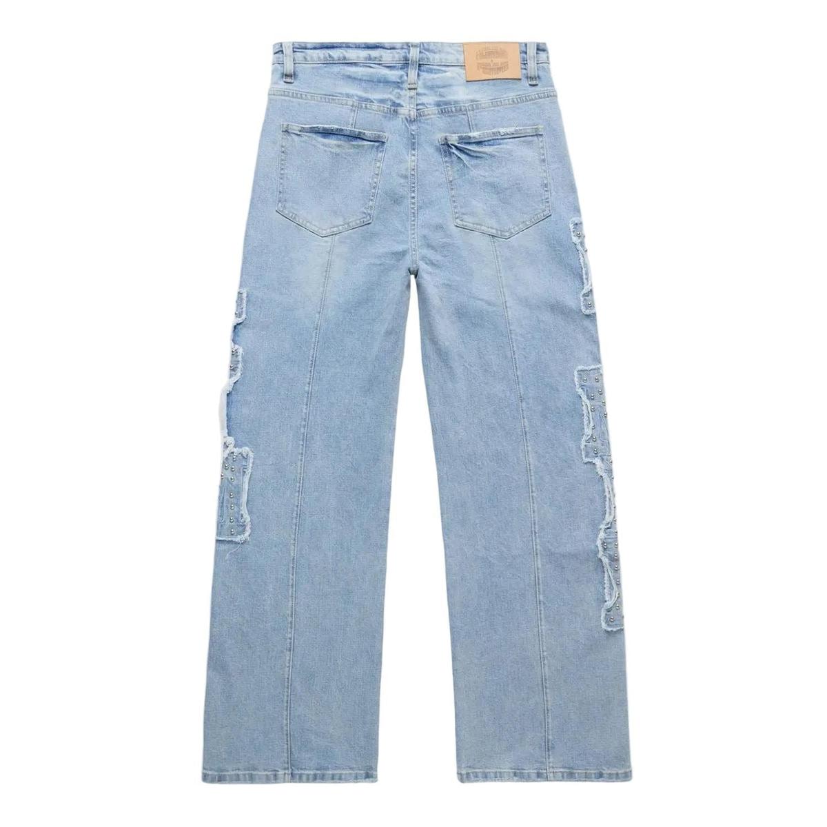 Homme Femme | Superstar Studded Denim - Blue