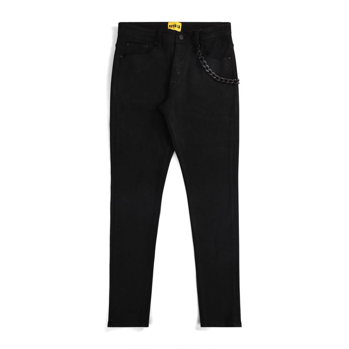 GFTD | David Wax Skinny Denim - Black