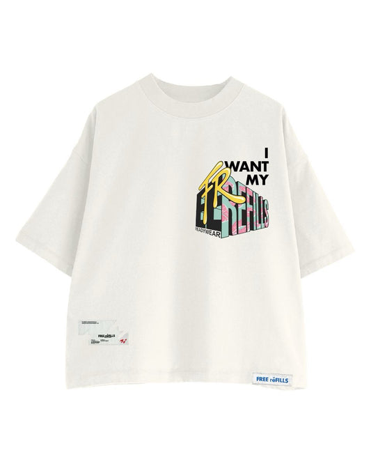 Free Refills | FR TV Tee - Off White
