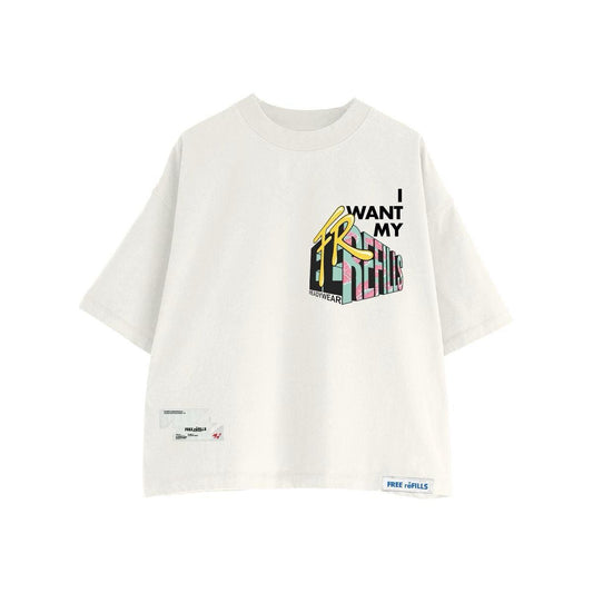 Free Refills | FR TV Tee - Off White