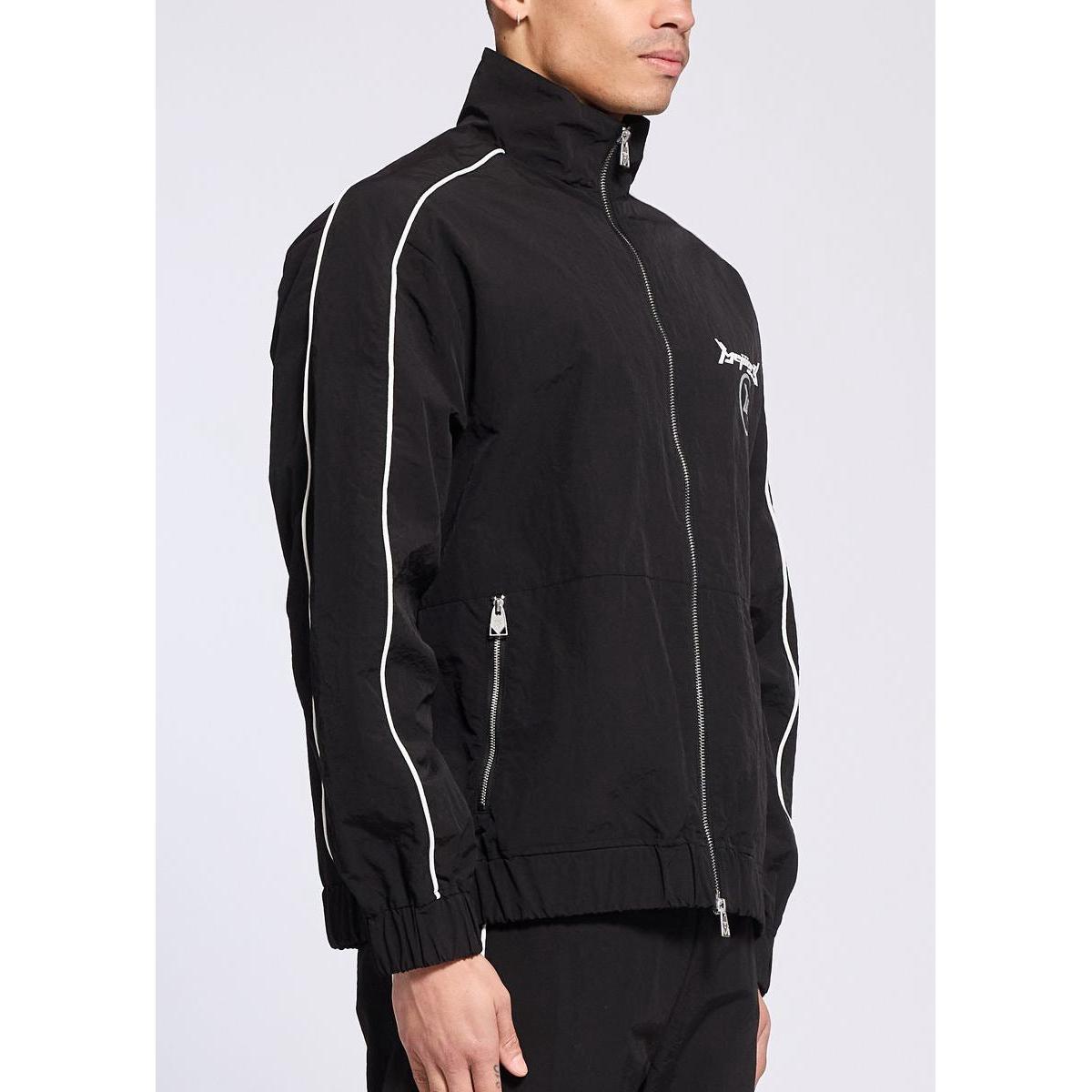 Memory Lane | Y2K Track Jacket - Black