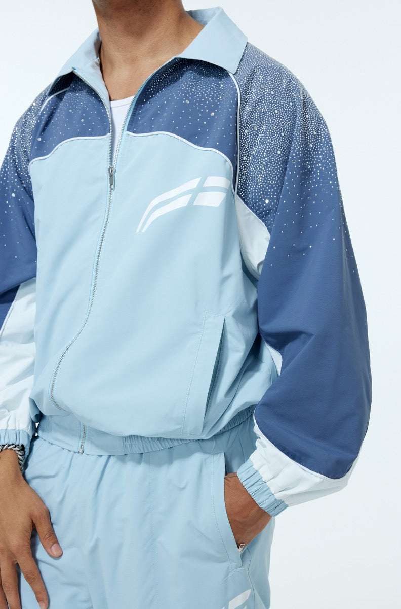 Rvs Labs | Astral Zip Up Jacket- Baby Blue