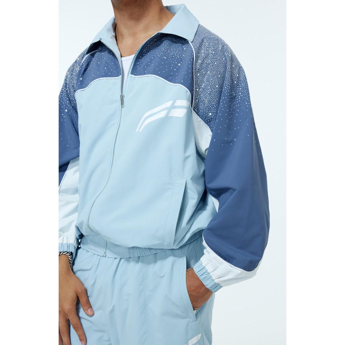 Rvs Labs | Astral Zip Up Jacket- Baby Blue