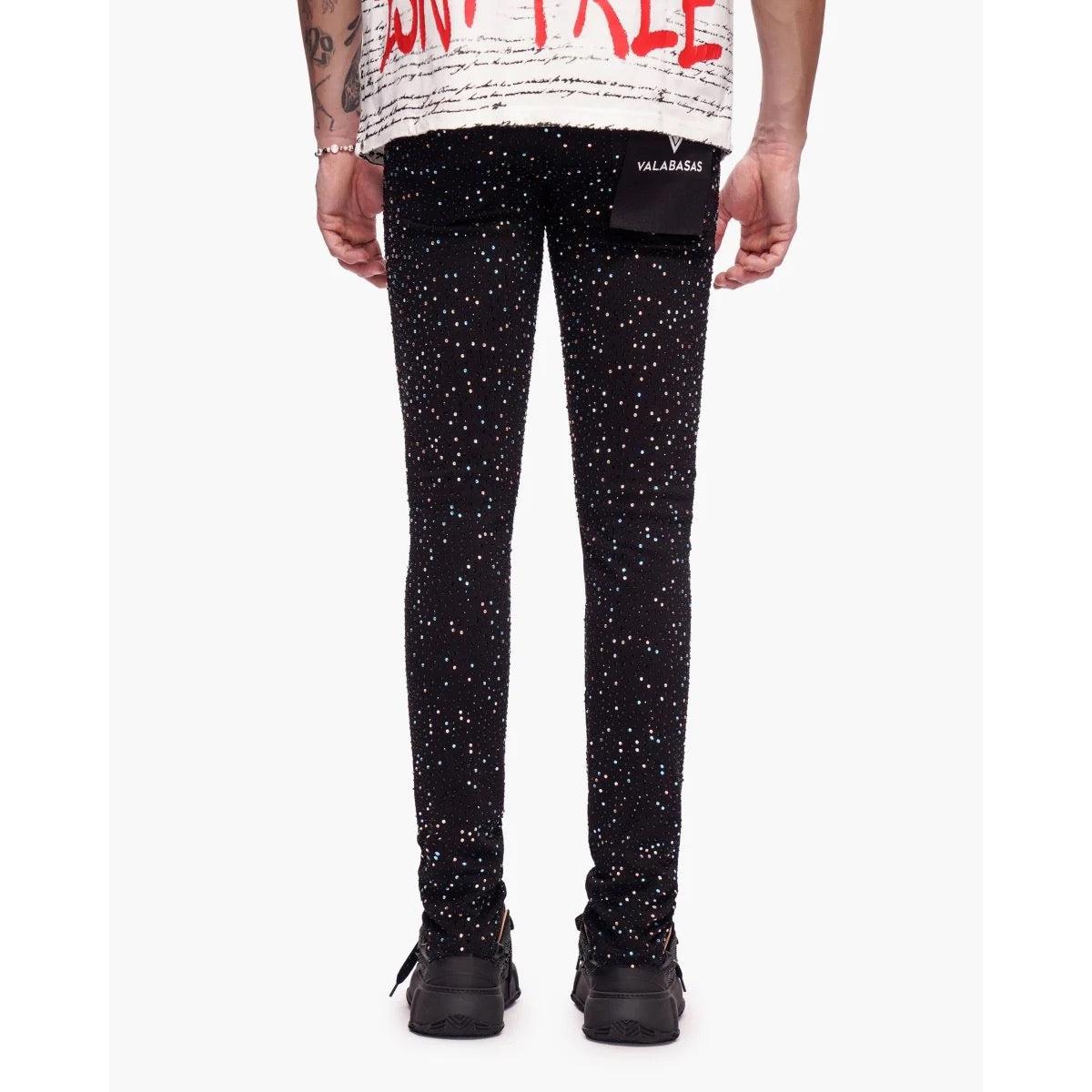 Valabasas | Stagger Skinny Jeans - Black