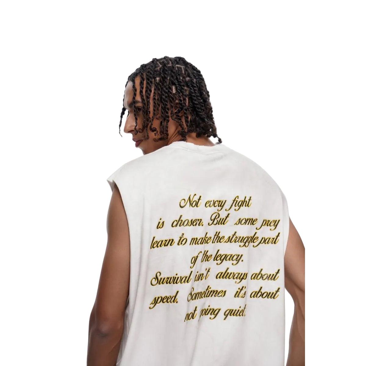 Trnchs | Silent Eagle Cut Off Tee