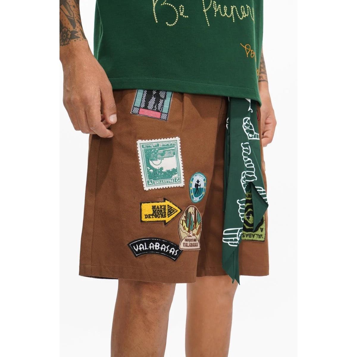 Valabasas | Outland Jorts- Brown