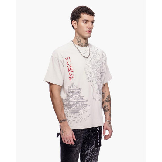 Valabasas | Mist Temple Tee - Washed White