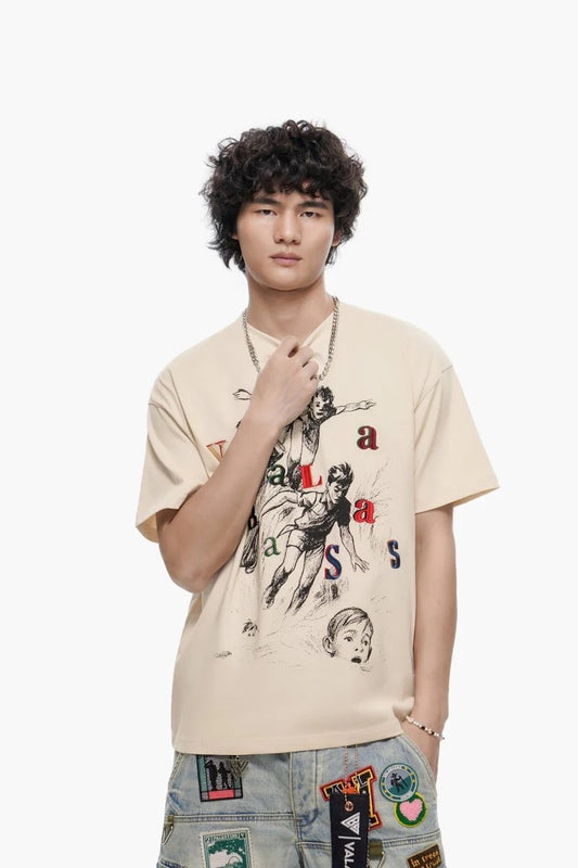 Valabasas | Pursuit Tee- Beige