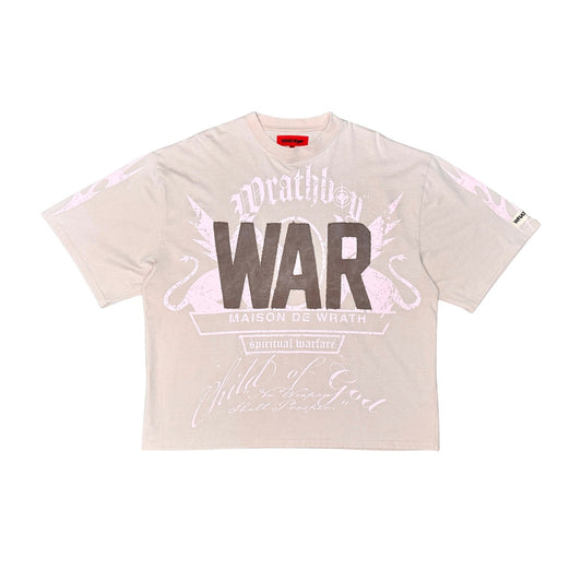 Wrathboy | Spiritual warfare Tee - Taupe