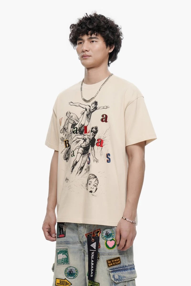 Valabasas | Pursuit Tee- Beige