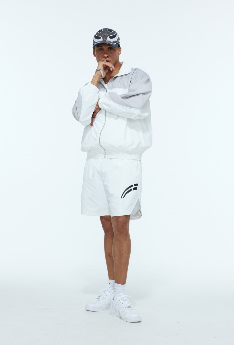 Rvs Labs | Astral Zip Up Jacket - Cool Grey/White