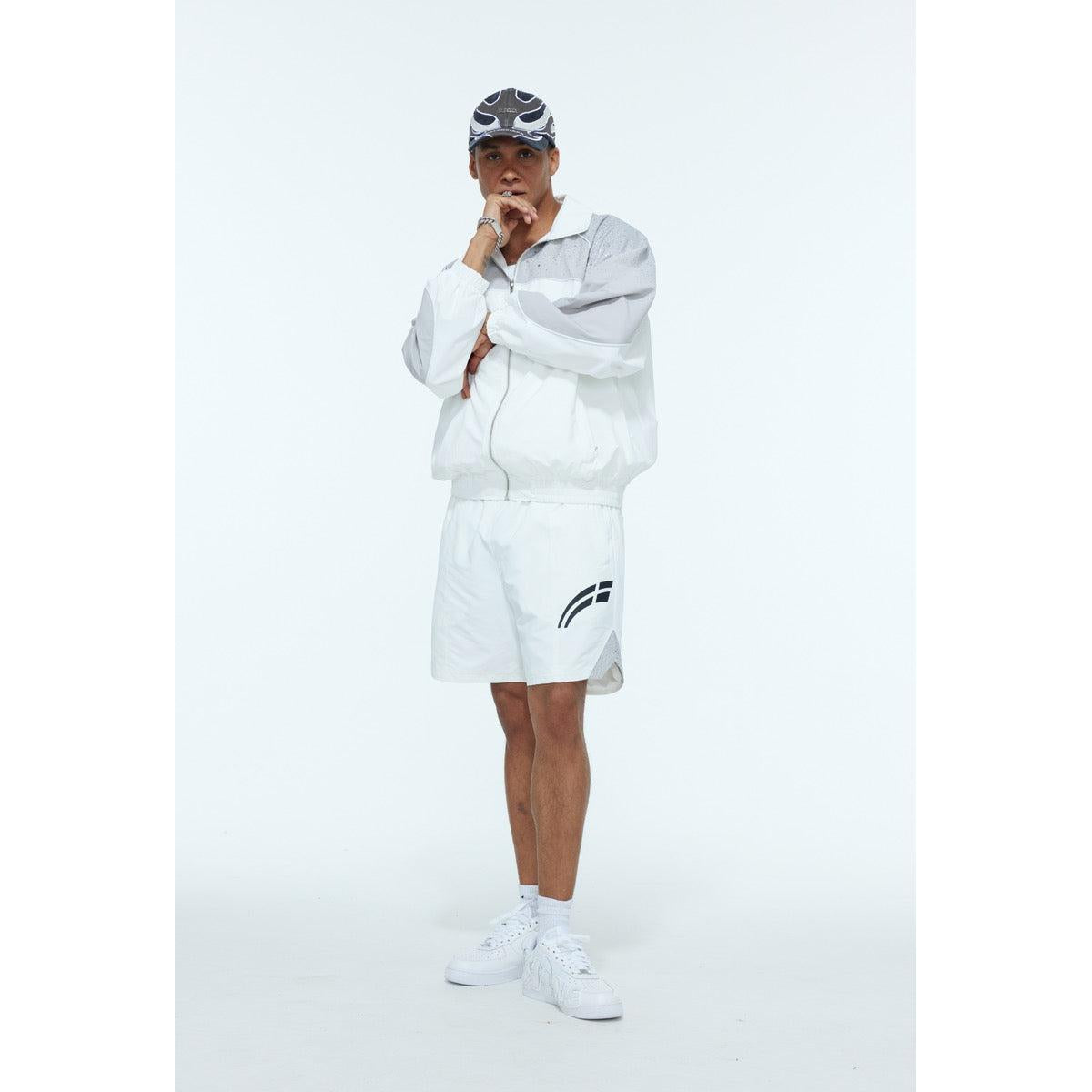 Rvs Labs | Astral Zip Up Jacket - Cool Grey/White