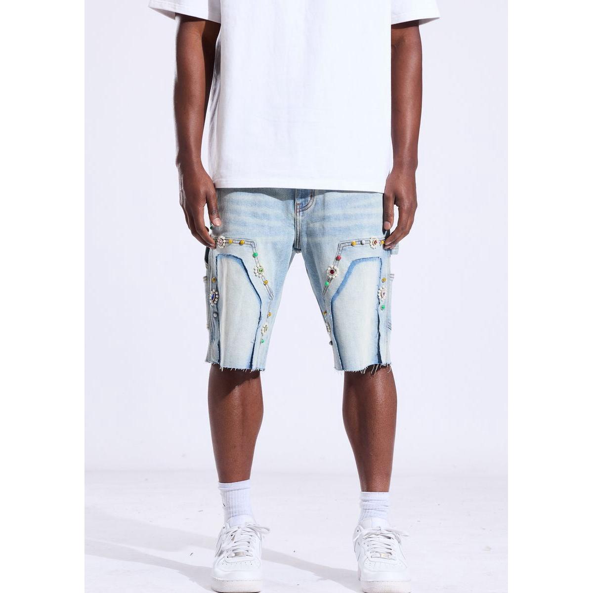 Crysp Denim | Lotus Jorts - Light Blue