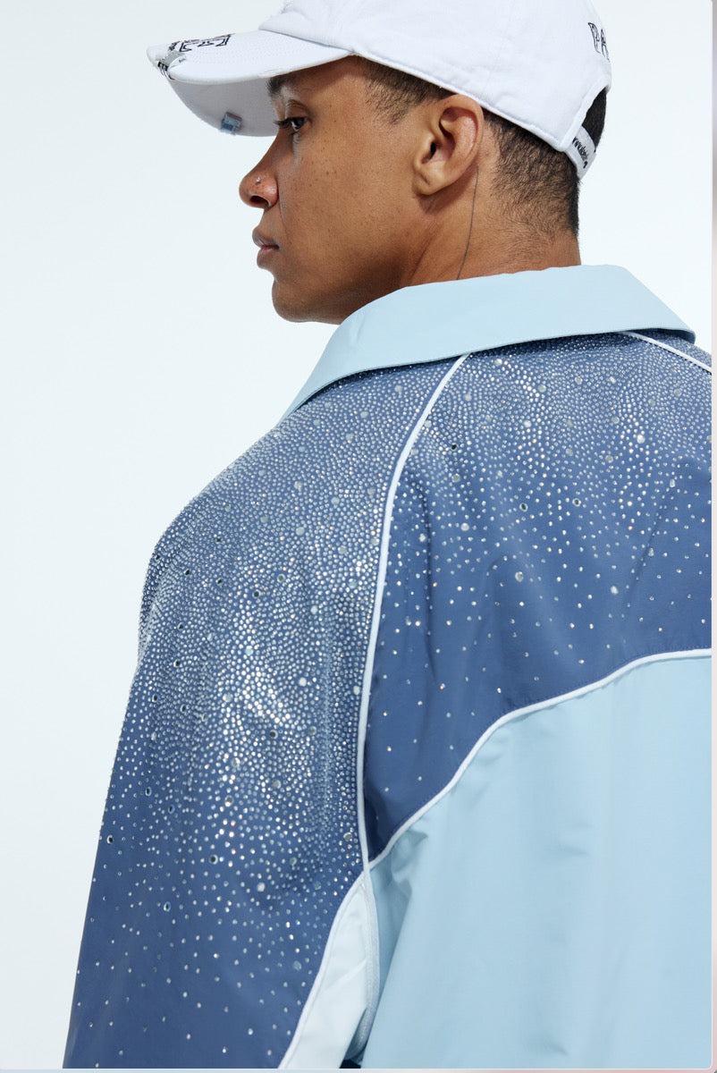 Rvs Labs | Astral Zip Up Jacket- Baby Blue
