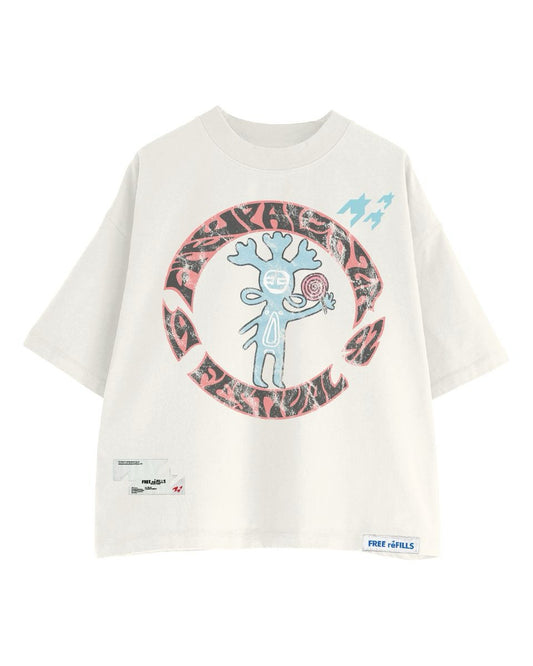 Free Refills | Free Palooza Tee - Off White