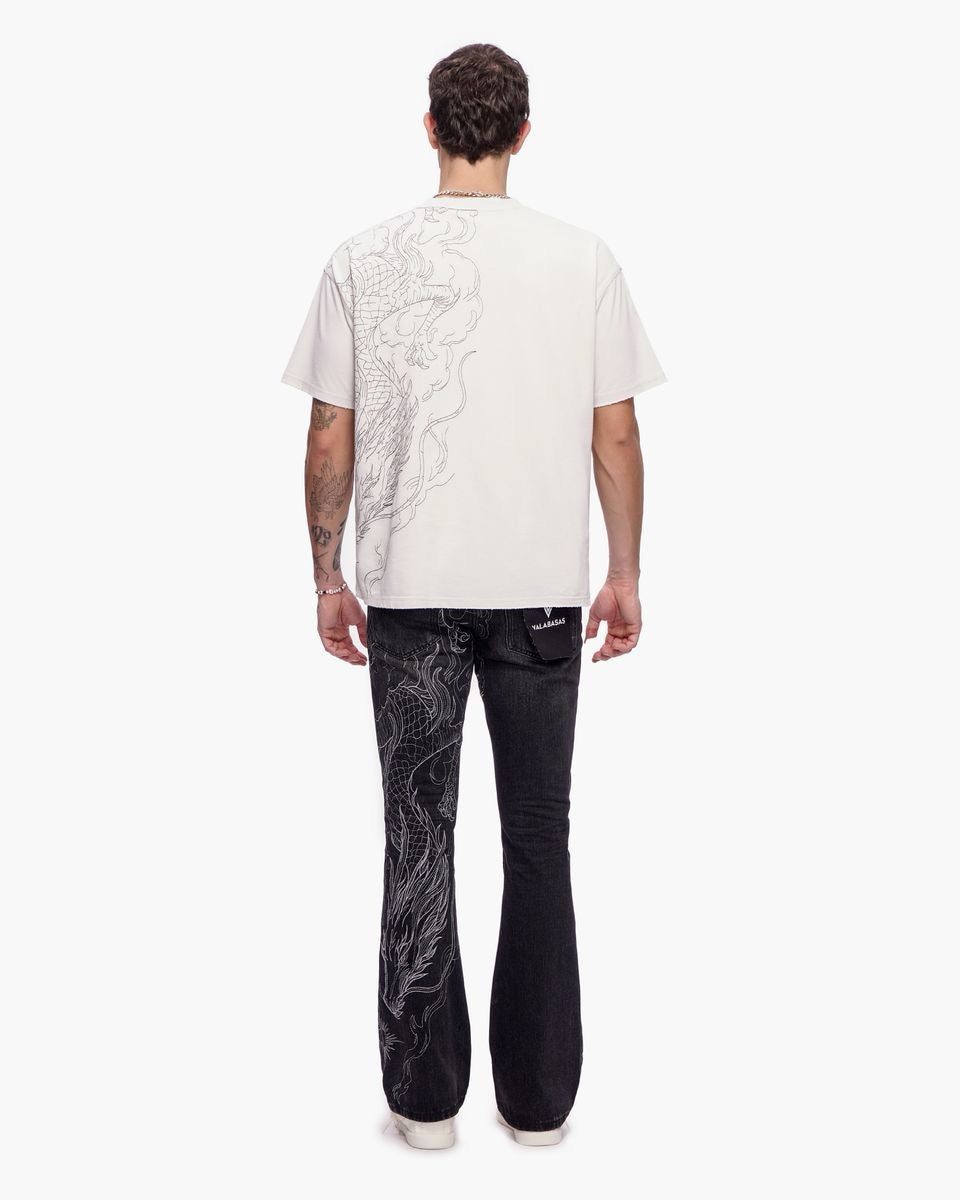 Valabasas | Mist Temple Tee - Washed White