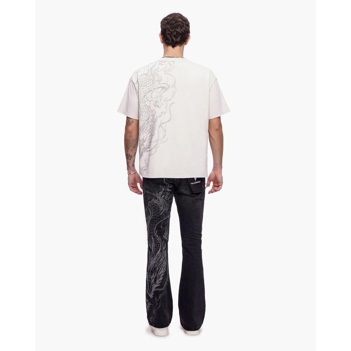 Valabasas | Mist Temple Tee - Washed White
