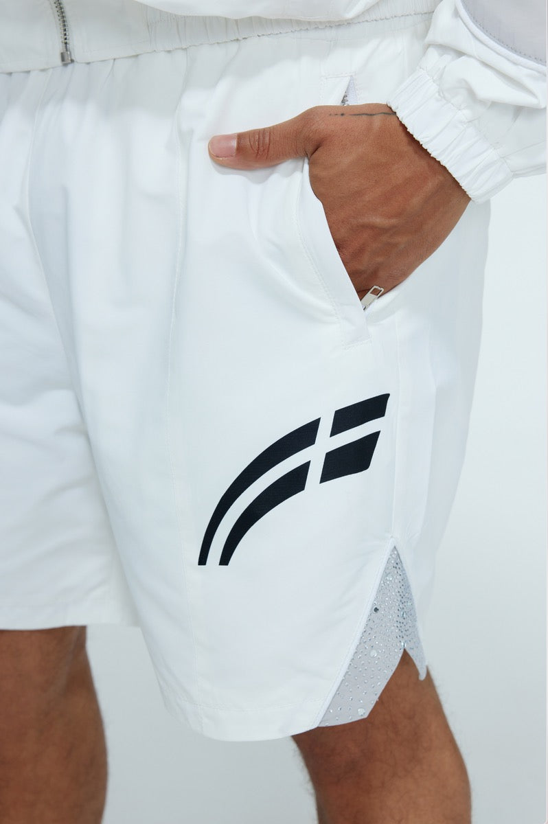 Rvs Labs | Astral Shorts - Cool Grey/White