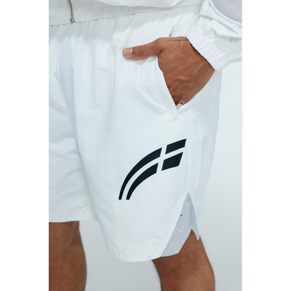 Rvs Labs | Astral Shorts - Cool Grey/White