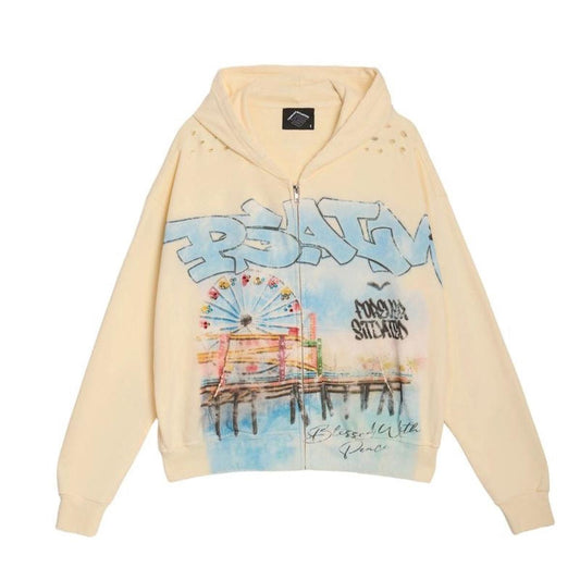 Forever Situated | Ferris Wheel Hoodie - Cream