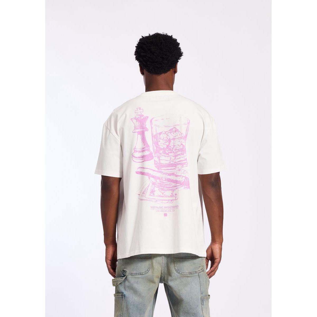 Memory Lane | Studded Tee - White