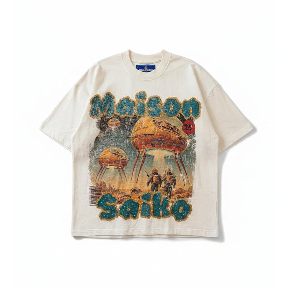 Maison Saiko | Comic Book 18 Tee - White