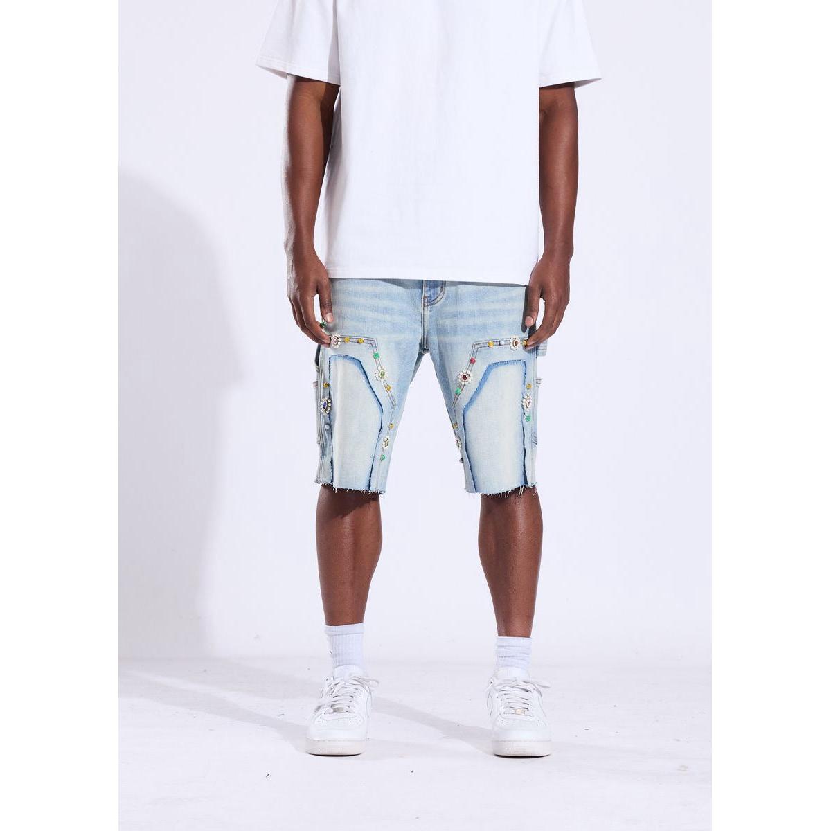 Crysp Denim | Lotus Jorts - Light Blue