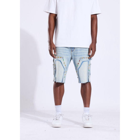 Crysp Denim | Lotus Jorts - Light Blue