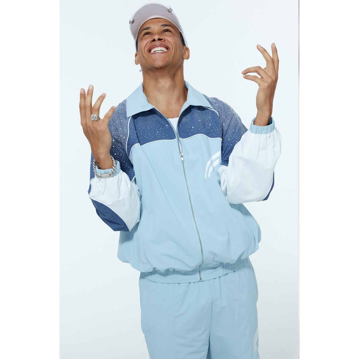 Rvs Labs | Astral Zip Up Jacket- Baby Blue