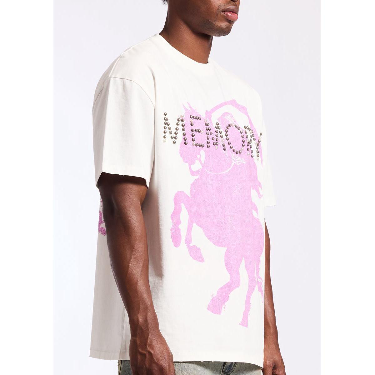 Memory Lane | Studded Tee - White