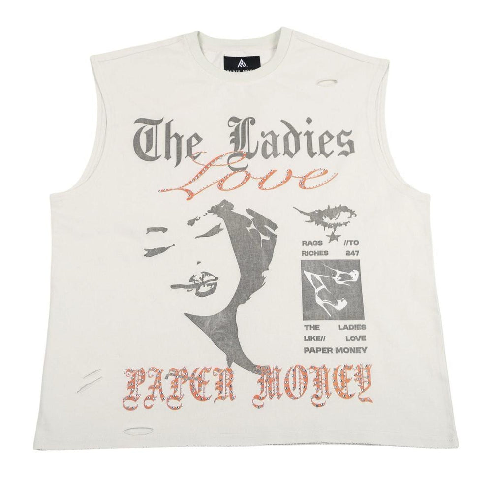 Paper Money | Ladies Cut Off Tee