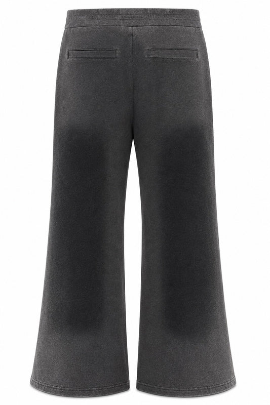 Almost Someday | Enemies Flare Sweatpants - Black Wash