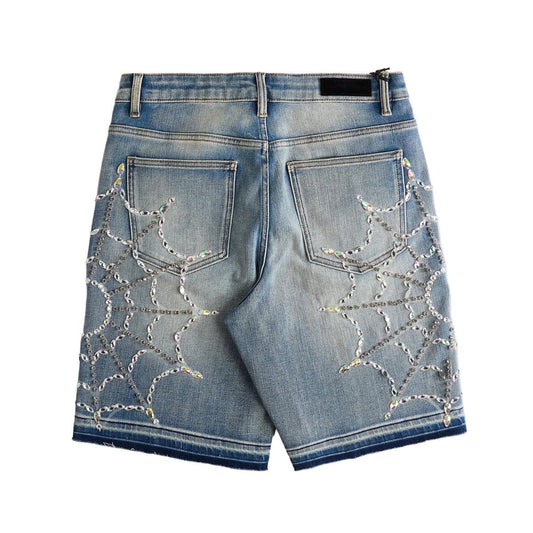 Embellish | CRYSTAL WEB JORTS