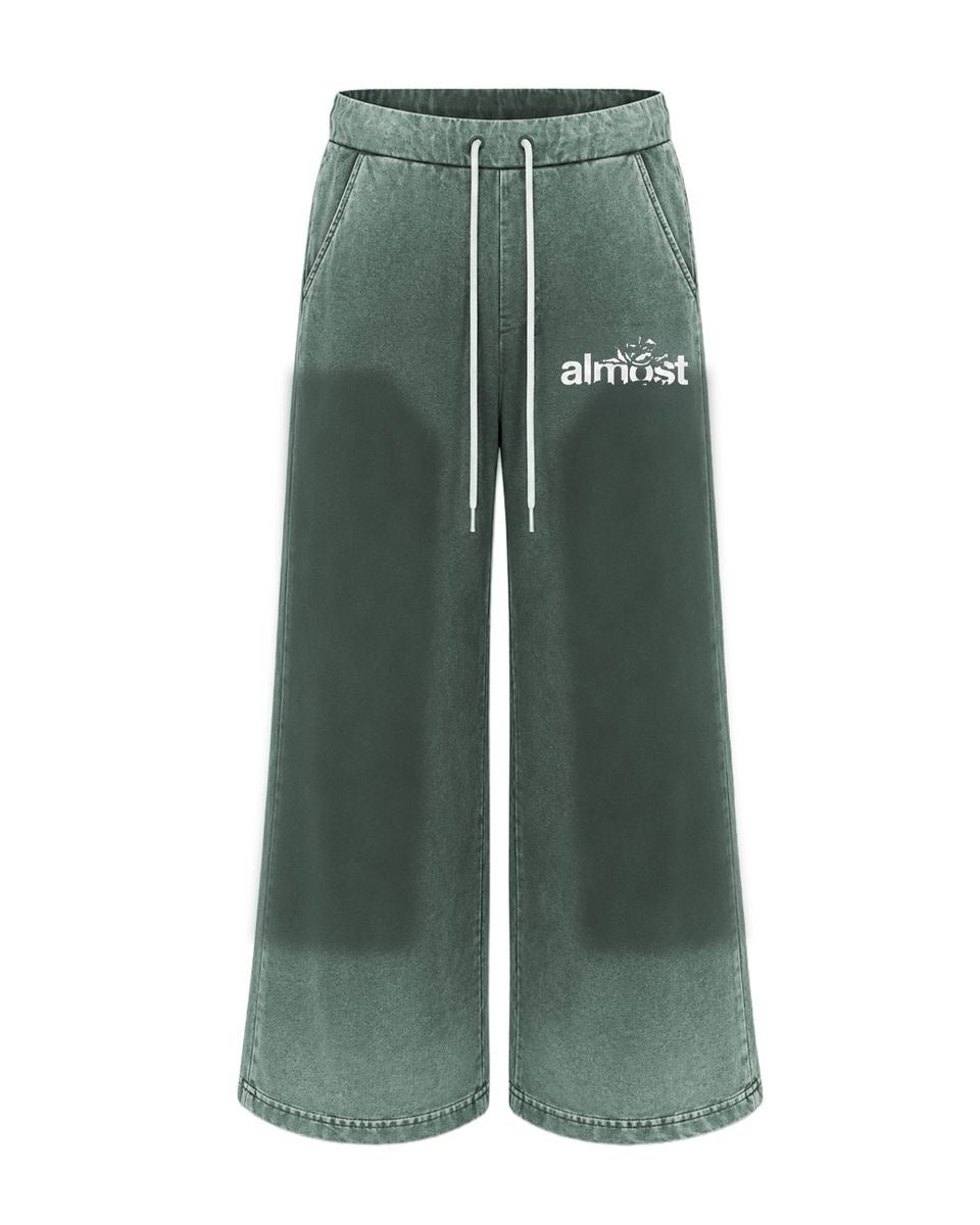 Almost Someday | Enemies Flare Sweatpants - Green