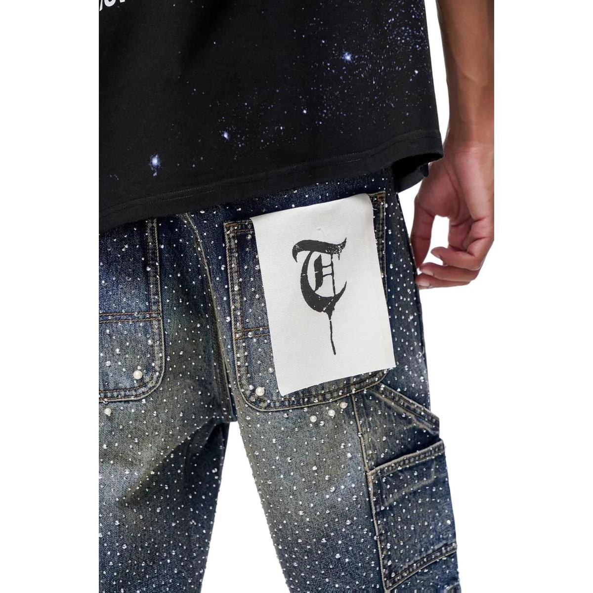 Trnchs | Armor Denim Jorts - Dark Blue Wash