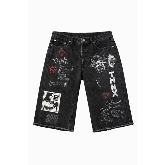 Thnx For Nothing | Loves Jorts - Black