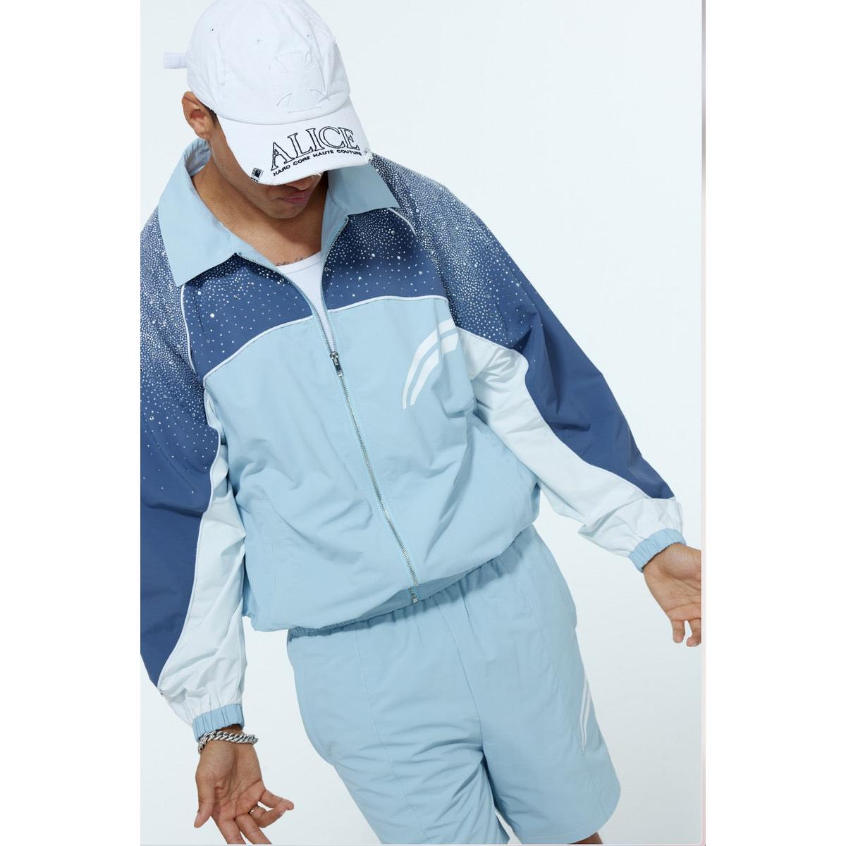 Rvs Labs | Astral Zip Up Jacket- Baby Blue