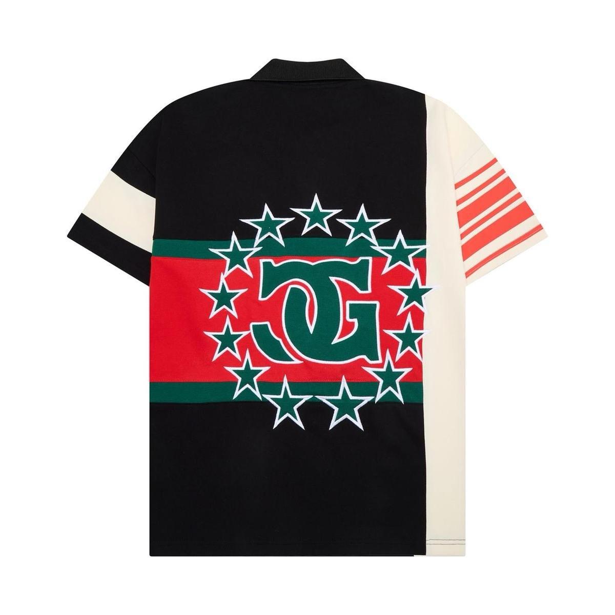 Campus | Valor Varsity Polo Tee - Black