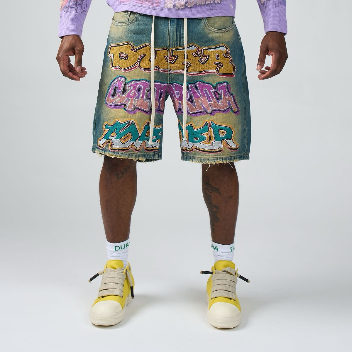 Duaa | Wall Blue Shorts