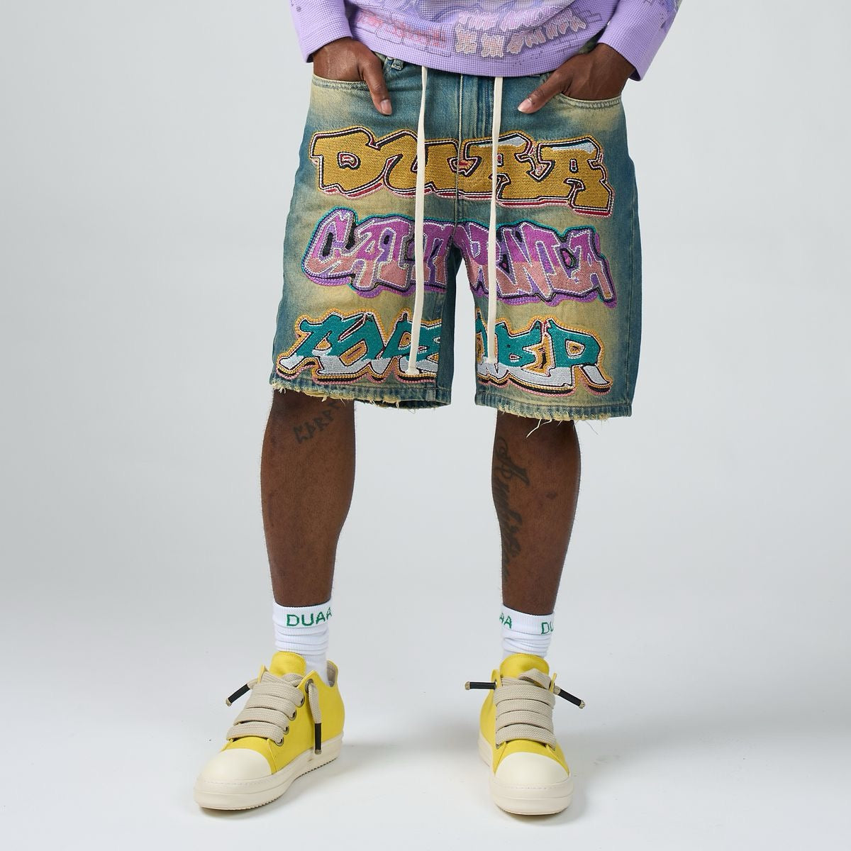 Duaa | Wall Blue Shorts