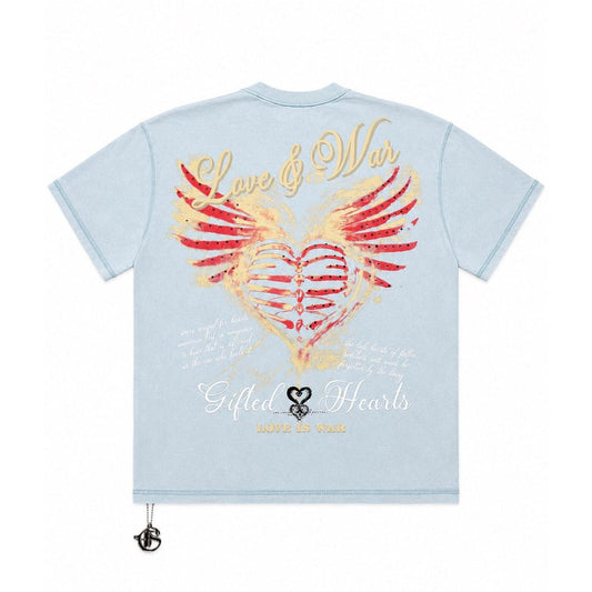 GFTD | Heart Tee - Baby Blue