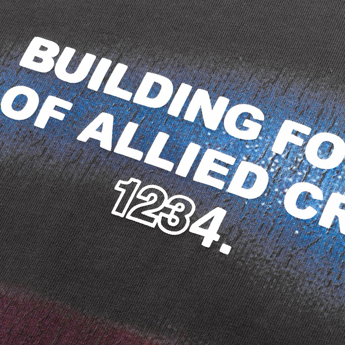 BLDG4 | Joisted Long Sleeve Tee - Black Wash