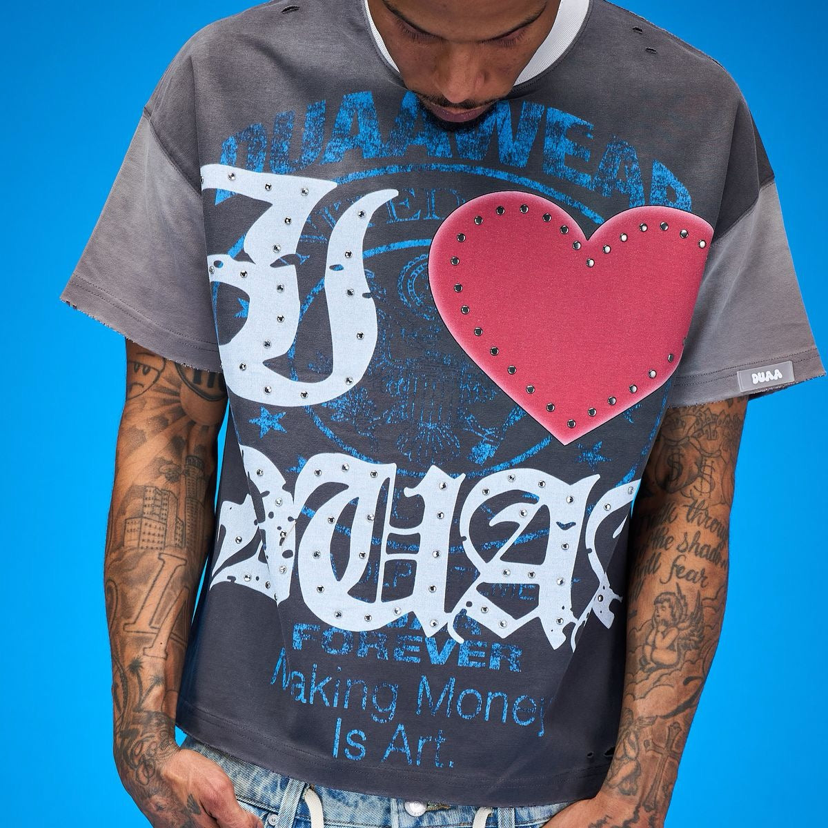 Duaa | Edge Tee - Grey