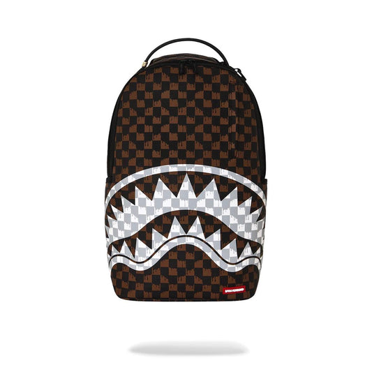 Sprayground Drip Check Shark Backpack