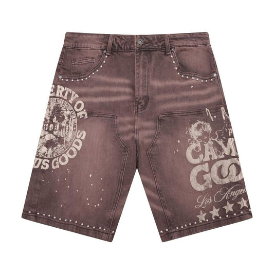 Campus | Seraph Denim Jorts - Brown