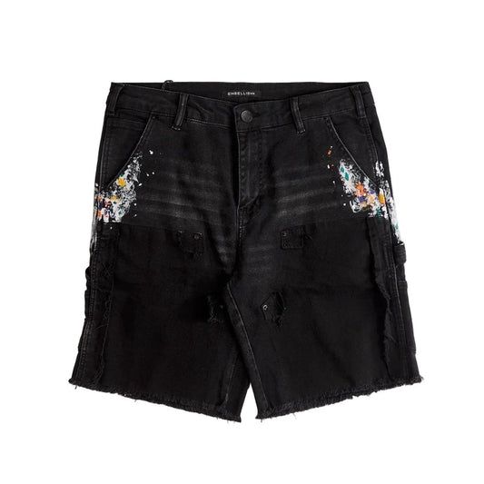 Embellish | Hart Jorts - Black Spray Paint