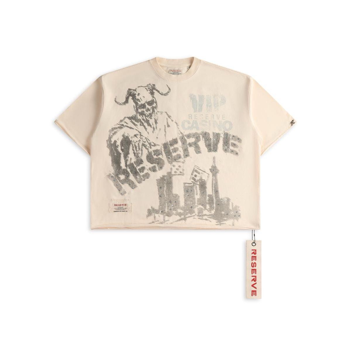 GFTD Casino Tee in Bone — 6 Rings Boutique