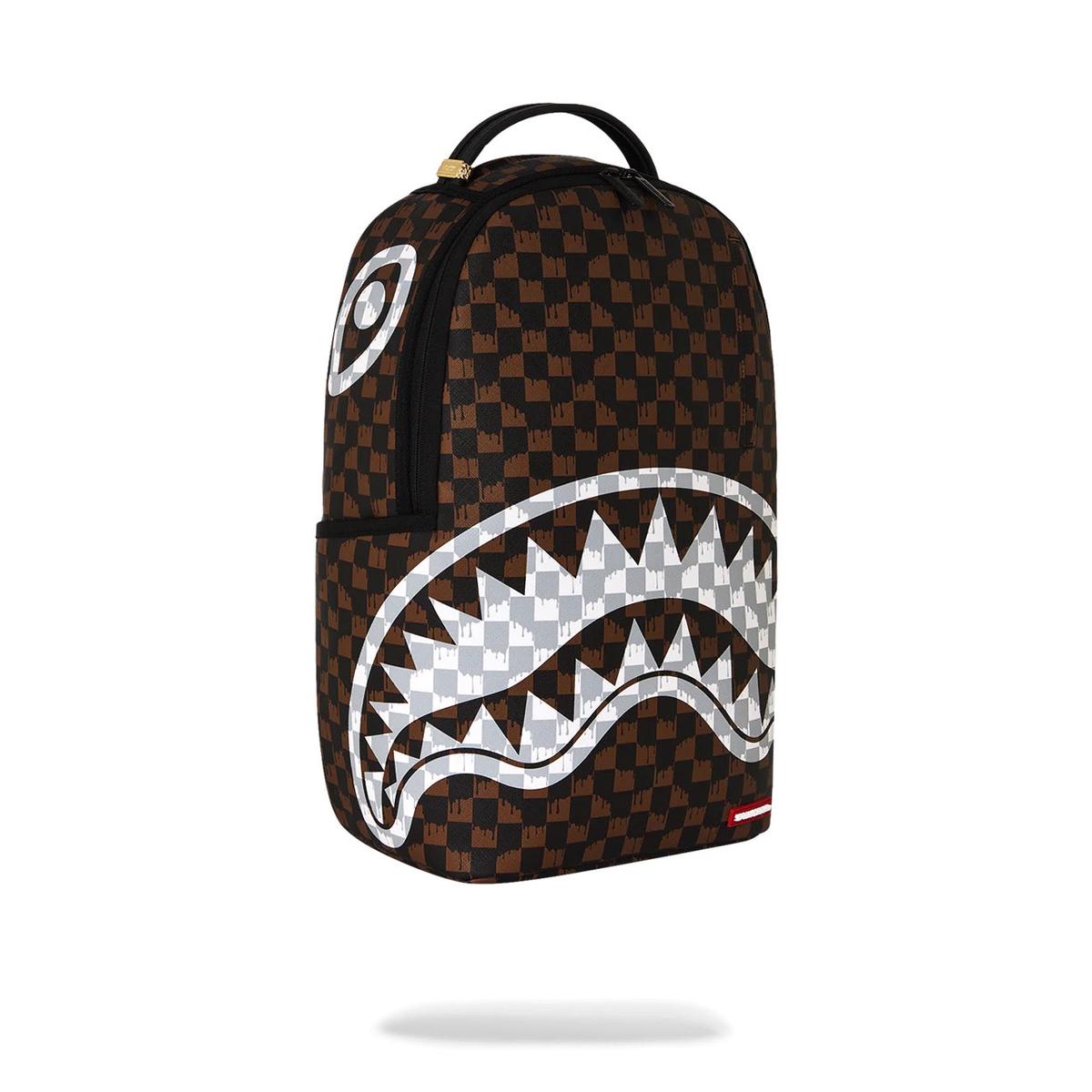 Sprayground Drip Check Shark Backpack