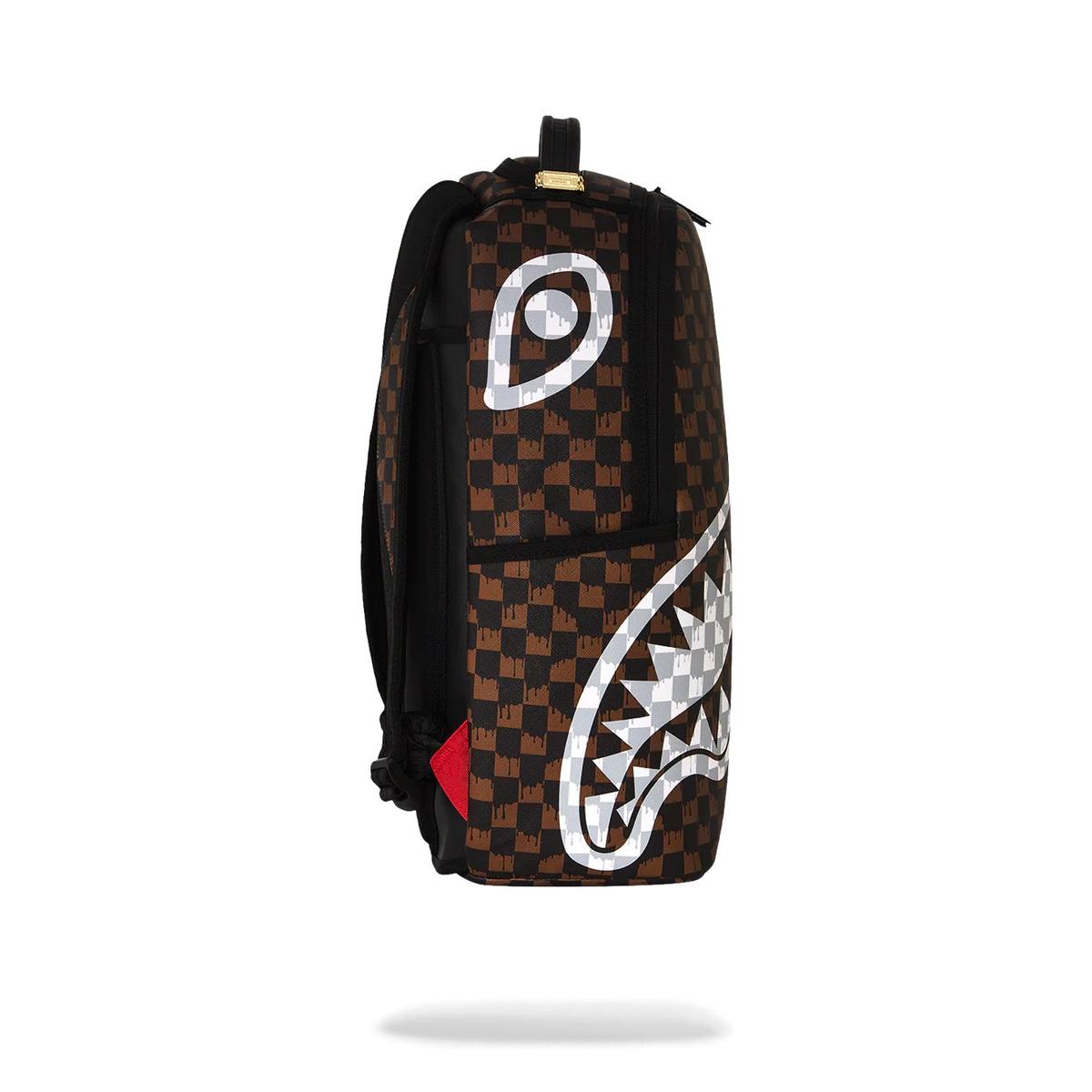 Sprayground Drip Check Shark Backpack